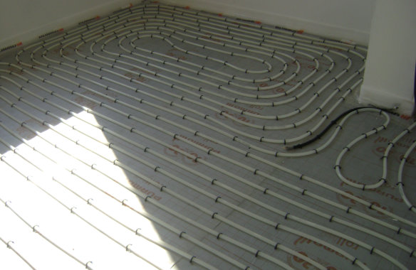 Jandarmeriei House|Floor heating installation