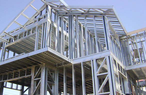 Dorin House|Steel frame assembly