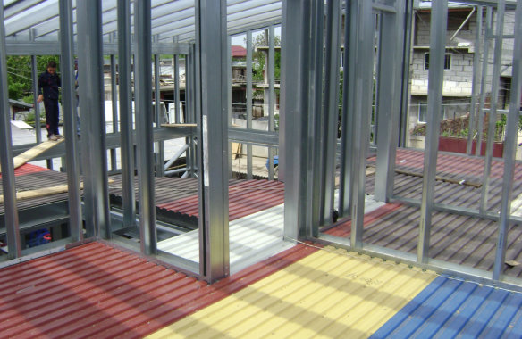 Tibi House|Top floor claddings